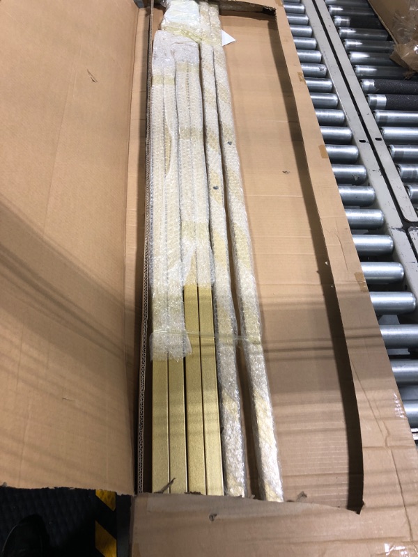 Photo 1 of ***USED** SKU:RHK005-2-GOLD*** MaiRHK Gold Clothing Rack with Shelf Gold Clothes Rack Metal Hanging Rack for Boutique, Retail or Home