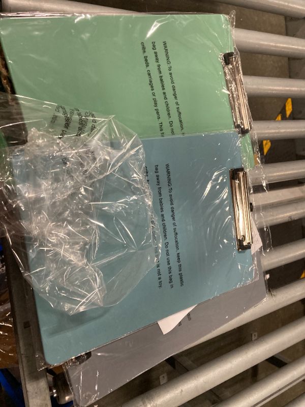 Photo 1 of ***USED***Kiggos 3Pack BOHO Colored Clip Boards Plastic Clipboards with Low Profile Metal Clip Board 12.5x9 Inch Letter Size Bulk Class Set Acrylic Clip Boards with Hanging Hook - Holds 100 Sheets