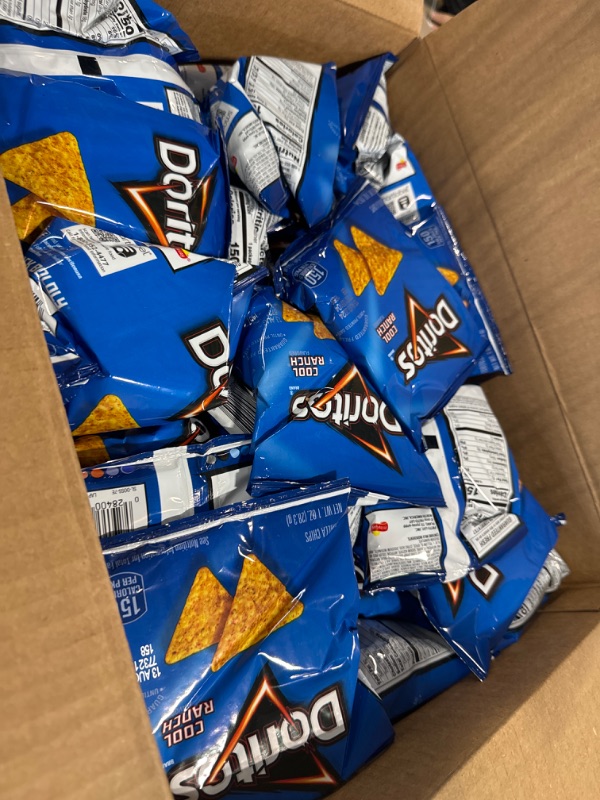 Photo 2 of 40-Pack Doritos Cool Ranch Flavored Tortilla Chips, 1oz Bags  **EXP AUG 13 2024**
