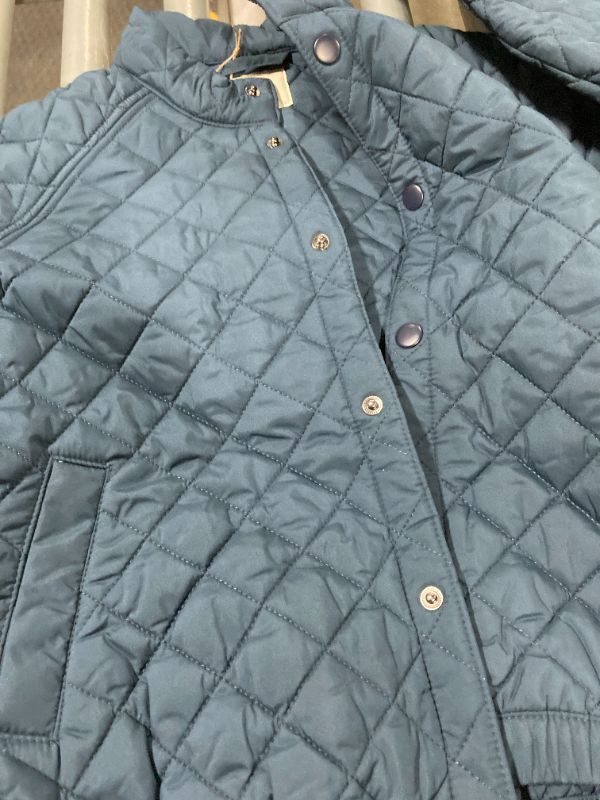 Photo 3 of ***USED***KIDS L(10)****Amazon Essentials Unisex Kids' Lightweight Puffer Jacket (Previously Amazon Aware), Dark Navy, Large