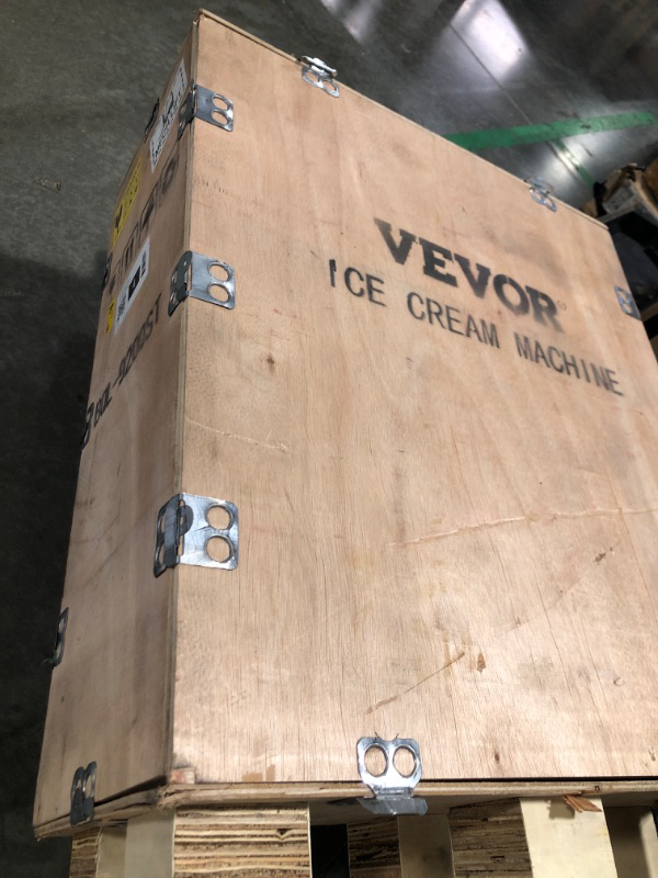 Photo 2 of ***Factory Sealed***
VEVOR Commercial Ice Cream Maker, 10-20L/H Yield Countertop Soft Serve Machine, 1000W, with 4.5L Hopper 1.6L Cylinder Touch Screen Puffing Shortage Alarm, Frozen Yogurt Maker for Café Snack Bar