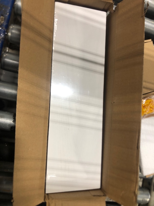 Photo 1 of ***USED** Fixwal 15.8in White Floating Shelves, Set of 6 Wood Shelves, Farmhouse Shelf Wall Decor for Bathroom, Bedroom, Living and Kitchen Room