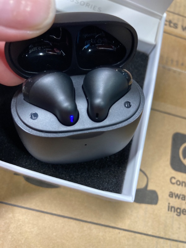 Photo 1 of Wireless Earbuds, Bluetooth 5.3 Earbuds Stereo Bass, Bluetooth Headphones in Ear Noise Cancelling Mic, Earphones IP7 Waterproof Sports, 32H Playtime USB C Mini Charging Case Ear Buds for Android iOS Black