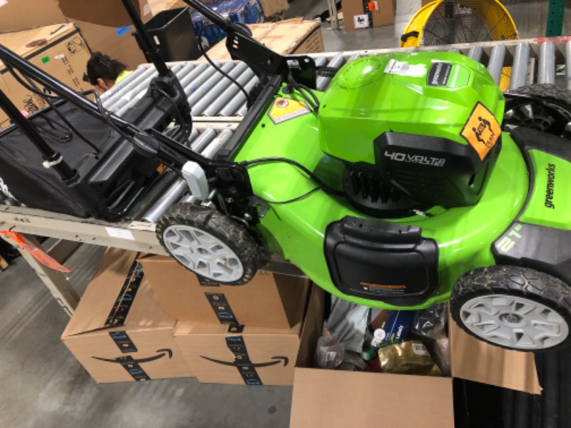 Photo 2 of ***STOCK PHOTO SIMILIAR ITEM***Greenworks 80V 21" Brushless Cordless (Push) Lawn Mower (75+ Compatible Tools), (2) 2.0Ah Batteries and 30 Minute Rapid Charger Included