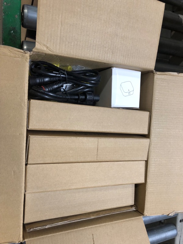 Photo 1 of [8 Pack] CLOUDY BAY Low Voltage 7 Inch Smart Hardscape Lighting,3.5W LED Paver Light,2700-6500K Retaining Wall Lights,RGBCW Color Changing,Compatible with Alexa & Google Assistant,Hub Included