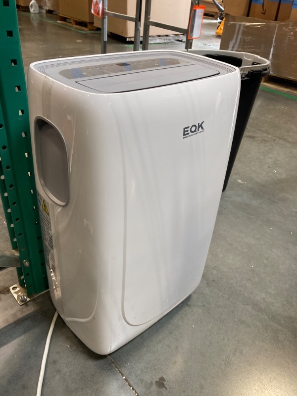 Photo 2 of ****USED*****Missing hose/tubbing*** Emerson Quiet Kool EAPC8RSD1 8,000 BTU Air Conditioner with Dehumidifier for Bedrooms, 115V, Quiet Portable AC for Rooms up to 300 Sq. Ft. with 3 Speeds, Remote Control, and 24-Hour Timer, White
