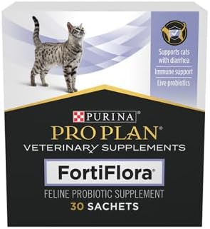 Photo 1 of **PACK OF 4** Purina - Fortiflora for Cats