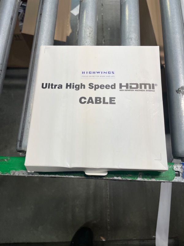 Photo 2 of **USED***10K 8K 4K HDMI Cable 48Gbps 5 FT, Certified Ultra High Speed HDMI® Cable 4K 240Hz 144Hz 120Hz 8K60Hz 0.01ms HDR10+ eARC HDCP2.3 Netflix Roku TV PC Monitor Projector PS5 Xbox