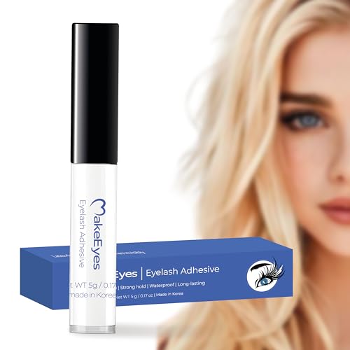 Photo 1 of  **2 pack** Premium Latex-Free False Eyelash Glue - Strong Hold, Quick Dry, Long-Lasting Eyelash Adhesive for Self-Application, Thin Brush, Waterproof, and Invisible Drying **2 pack**