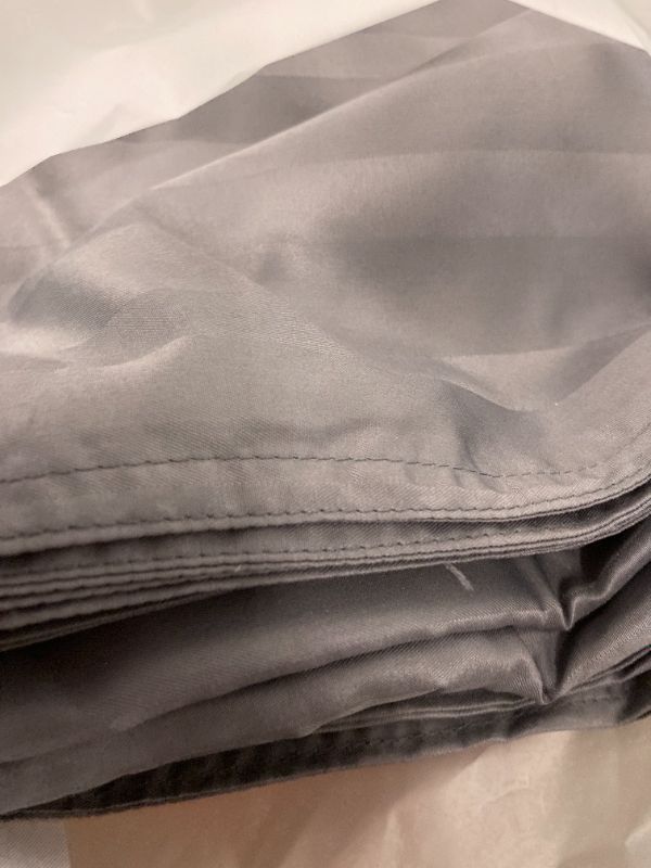 Photo 3 of ***USED** anfie Bedding Duvet Cover (48"x72") - Ultra Soft and Cozy Cooling Cotton Quilt Cover,Breathable Durable Soft Comfy(Dark Grey) Grey 48x72-D-grey