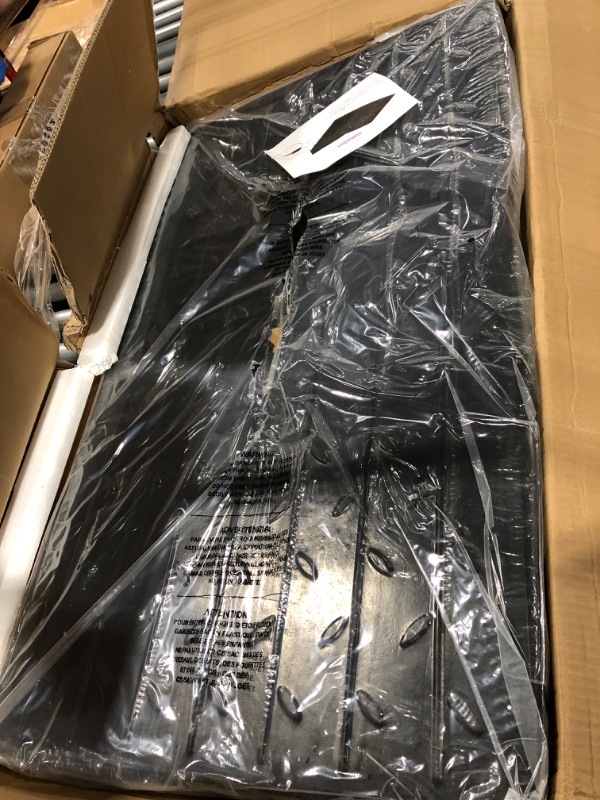 Photo 1 of ***used***Towallmark Rubber Threshold Ramp, 3'' Rise Portable Wheelchair Ramp for Home Steps, 2500LBS Capacity Curb Ramp Handicap Ramps for Wheelchairs Driveway Mobility Scooters with 3 Channels Cord Cover