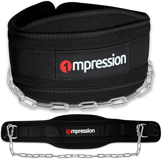 Photo 3 of 
Durable Neoprene Weighted Dip Belt for Weight Lifting with 39" Inch Replaceable Steel chains, Intense Workout Weight Belt for Pullups, dips, chin-ups, and Squat Belts, Gym Belt for men