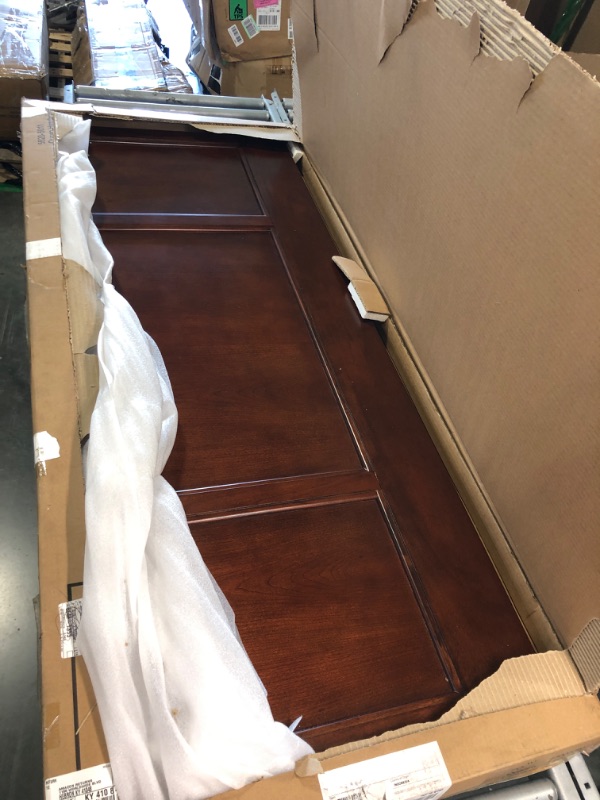 Photo 1 of ***USED***MISSING PARTS***Aspen Rustic Cherry Queen Headboard by Home Styles