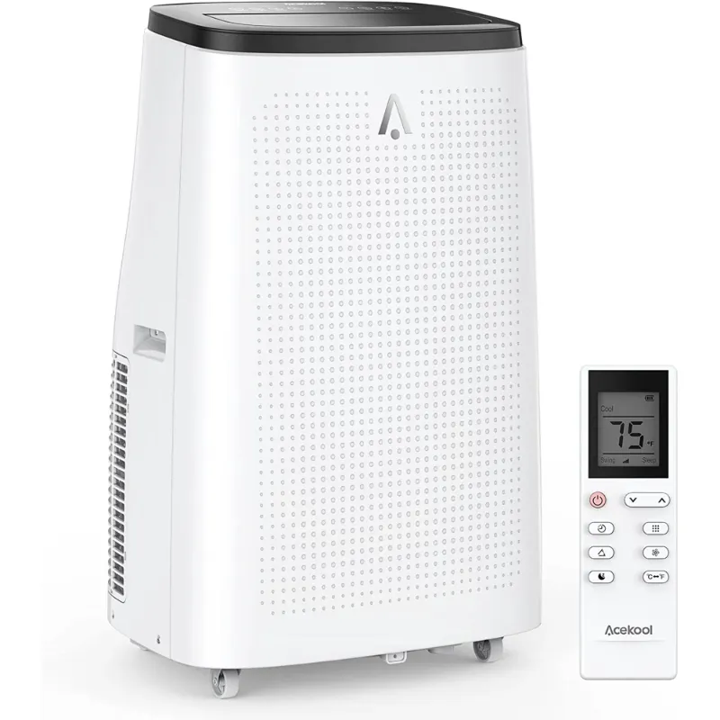 Photo 1 of ***Stock photo is a similar item*** Alkmaar 14000 BTU ASHRAE Portable Air Conditioner 3-IN-1 Quiet AC Unit with Remote Control, Built-in Dehumidifier, Fan, Auto, Sleep Modes, Cools Room up to 750 sq. ft, Exhaust Hose & Window Kit