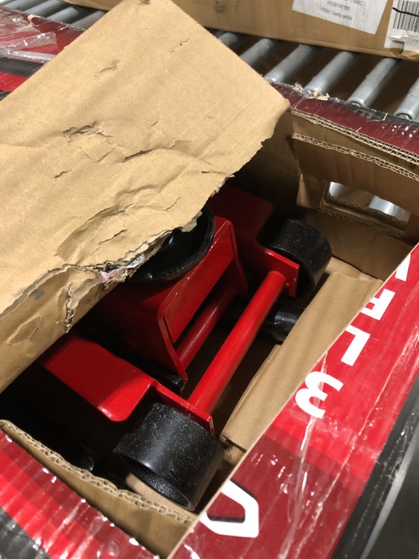 Photo 3 of 3-Ton Low Profile Car Jack with Quick Lift, COLOR - RED
