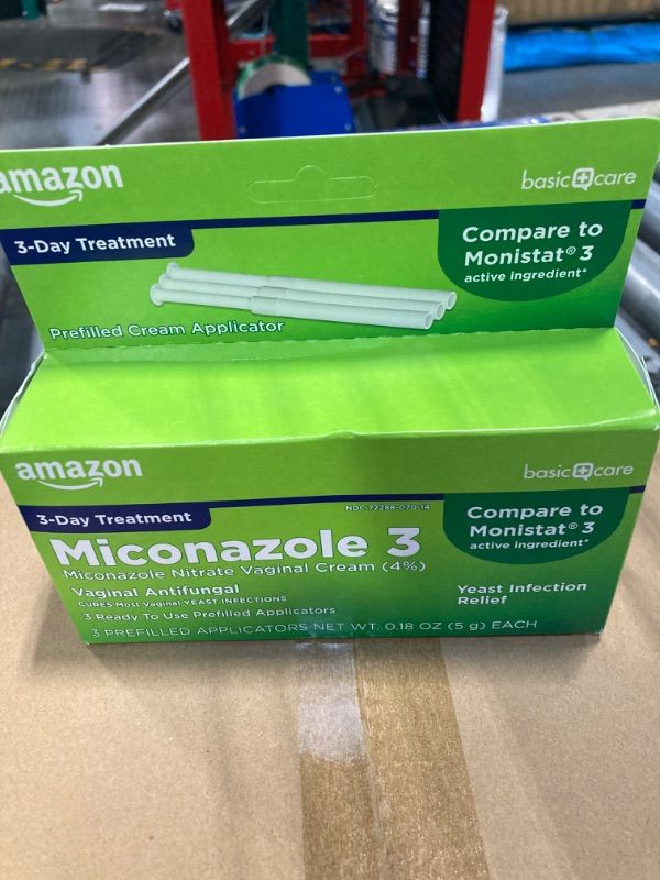 Photo 1 of ***Factory Sealed***
Basic Care Miconazole 3 Miconazole Nitrate Vaginal Cream (4%) 3-Day Treatment for Vaginal Yeast Infection