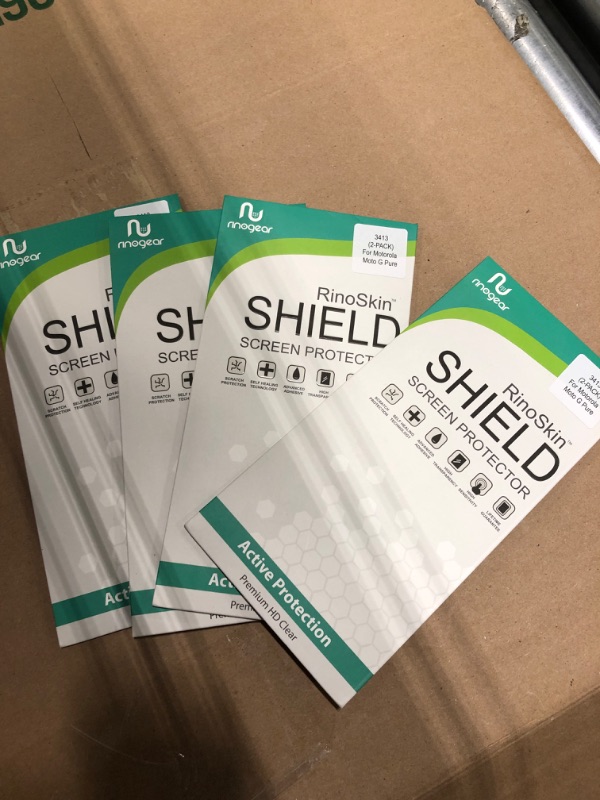 Photo 1 of (2-Pack) Screen Protector for Motorola Moto G Pure Screen Protector [Flexible Clear Film] Case Friendly Accessories - 4pk
