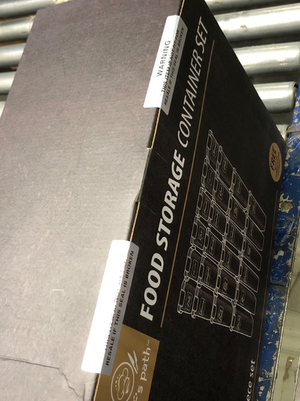 Photo 2 of ***new, factory seal attached*** Airtight Food Storage Container Set - 24 Piece, Kitchen & Pantry Organization, BPA-Free, Plastic Canisters with Durable Lids Ideal for Cereal, Flour & Sugar - Labels, Marker & Spoon Set
