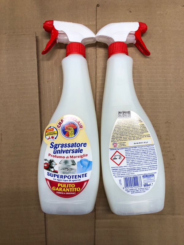 Photo 2 of  2 BOTTLESCHANTECLAIR Trigger MarseIlle Degreaser 600 ml