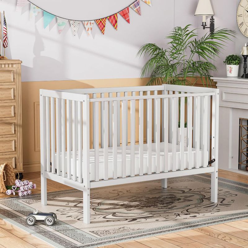 Photo 1 of  ***USED*** 4-in-1 Convertible Baby Crib, Bianca White