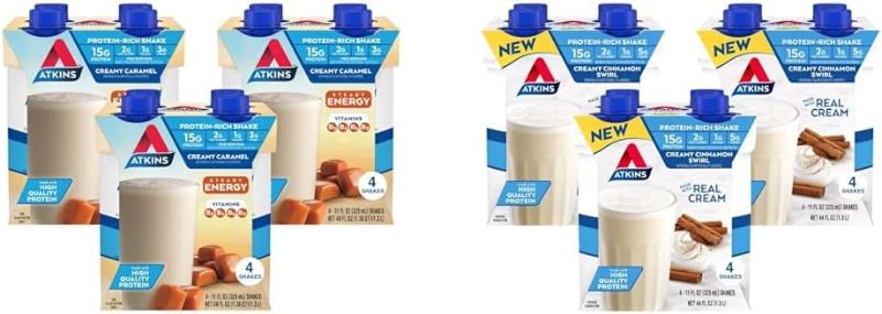 Photo 1 of  Atkins Cinnamon Swirl Nutritional Shakes - 44 fl oz/  12 unid 