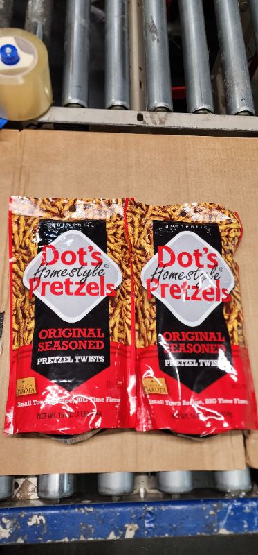 Photo 3 of **2 UNIT BUNDLE**
Dot's Pretzels Original Seasoned Pretzel Twists, Healthy Kids Snacks, 16oz Grocery Sized Bag Original 16 Ounce (Pack of 1)