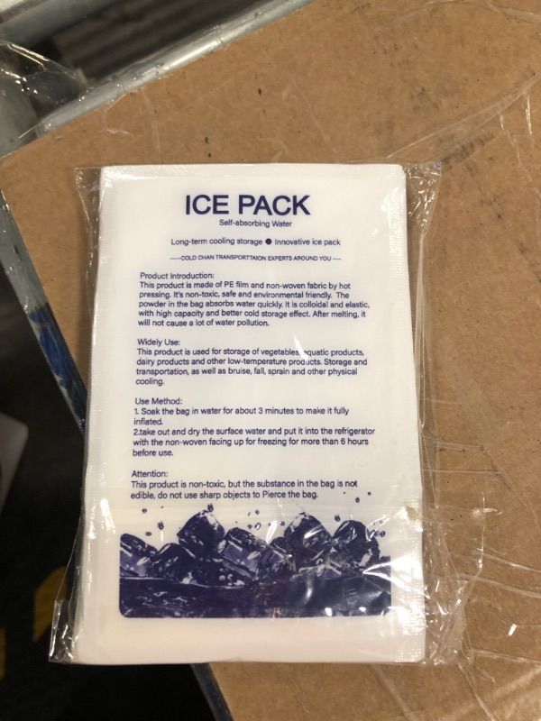 Photo 1 of 2024 Ice Packs for Cooler with Proprietary Cooling Gel Mixture, 10 Pack Long Lasting Gel Freezer Packs for Coolers, Reusable Ice Blocks Cold Packs for Lunch Box, Cooler Bag, Keeps Food Cold Fresh