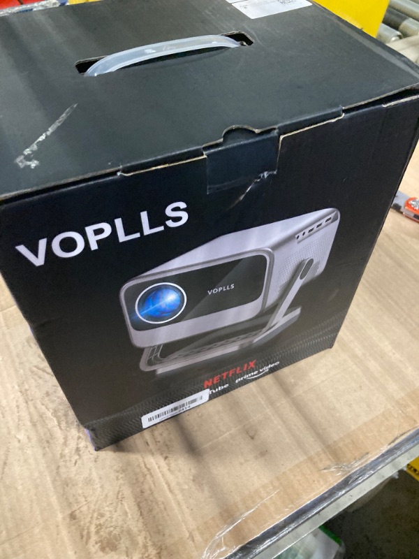 Photo 2 of [Netflix Officially and AI Auto Focus] VOPLLS 4K Projector with WiFi and Bluetooth