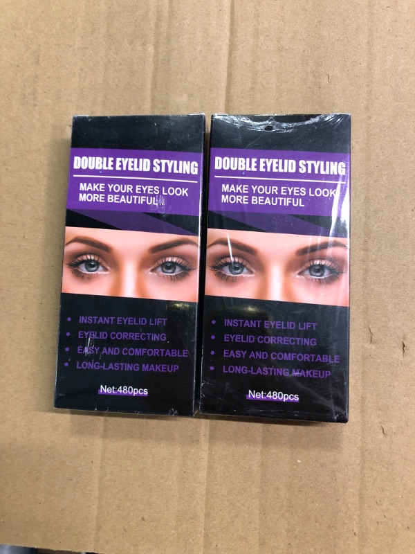 Photo 2 of (2 Pack) Eyelid Lifter Strips,Double Eyelid Tape,with Tweezers and Fork Tool,Eyelid Tape for Hooded Eyes Invisible for Hooded, Droopy, Uneven and Mono Eyelids 