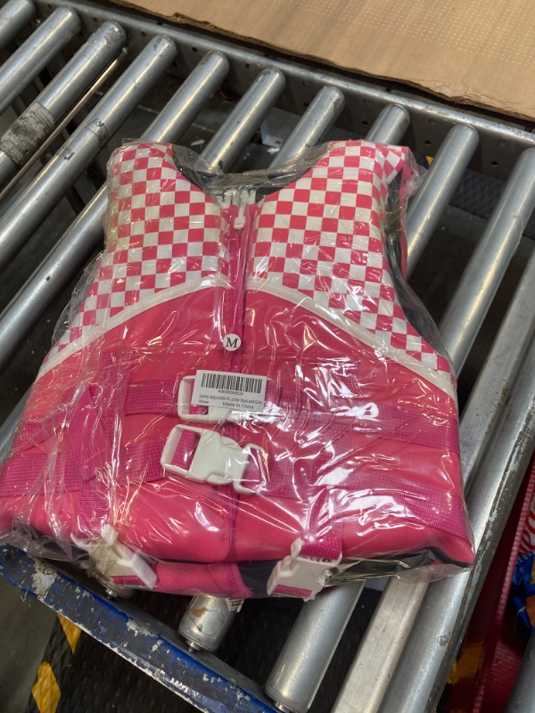 Photo 2 of ****USED*** Chriffer Kids Swim Vest Life Jacket for 20-70 Pounds Boys and Girls, Zipper Style Easy On and Off, Floatation Life Jacket for 2, 3, 4, 5, 6, 7, 8 Year pink Medium