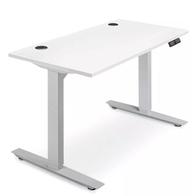 Photo 1 of ***NO INSTRUCTIONS, SCUFFED***Electric Adjustable Height Desk - 48 x 24", White
