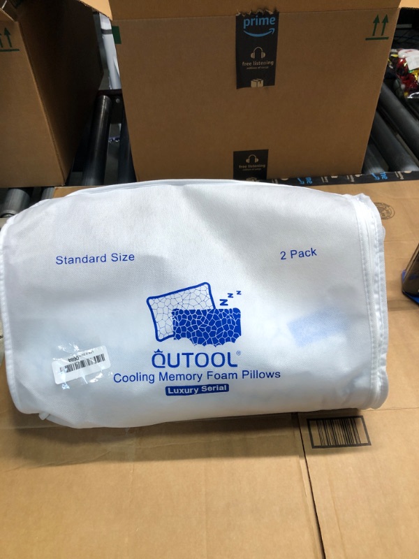 Photo 2 of ***1/2 Pillows In Set*** QUTOOL Enhanced Cooling Pillows for Sleeping