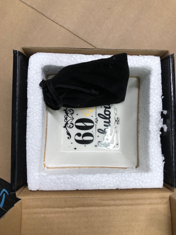 Photo 3 of 60th Birthday,60th Birthday Gift for Women,60th Birthday Jewelry Dish,60th Birthday Trinket Dish,60th Birthday Ring Dish,Birthday 60th Woman,Happy 60th Birthday,Gift for 60th Birthday for Women