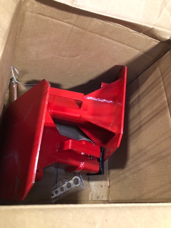 Photo 1 of ***AS IS / NO RETURNS -  FINAL SALE***parts only***
Heavy Duty Car Jack Stand, Pin Type Adjustable Height Automotive Jack Stands with Lock, 12 Ton (26,400 lb) Capacity, Red, 1 Pair