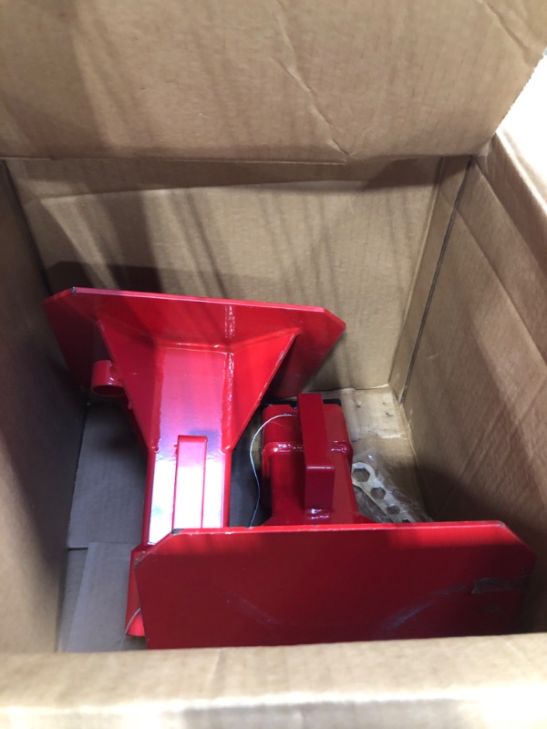 Photo 1 of ***AS IS / NO RETURNS -  FINAL SALE***parts only***
Heavy Duty Car Jack Stand, Pin Type Adjustable Height Automotive Jack Stands with Lock, 12 Ton (26,400 lb) Capacity, Red, 1 Pair