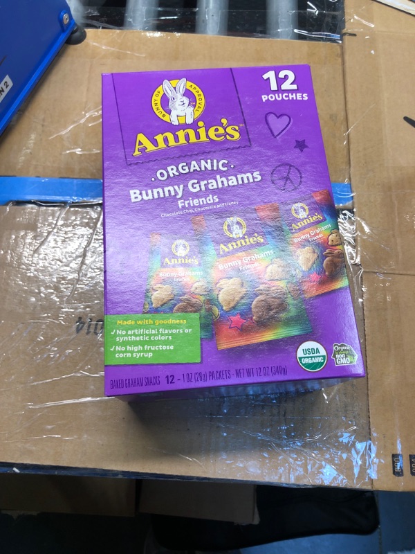 Photo 3 of ***AS IS / NO RETURNS -  FINAL SALE**EXP: 10/2/24
Annie's Organic Friends Bunny Graham Snacks