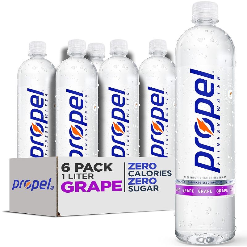 Photo 1 of ***AS IS / NO RETURNS -  FINAL SALE**9/13/24
Propel, Grape, 1 Liter (Pack of 6)