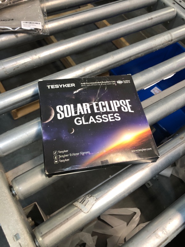 Photo 2 of ***AS IS / NO RETURNS -  FINAL SALE**
Solar Eclipse Glasses, 25 Pack Paper Solar Eclipse Glasses for Safety Solar Eclipse Viewing.