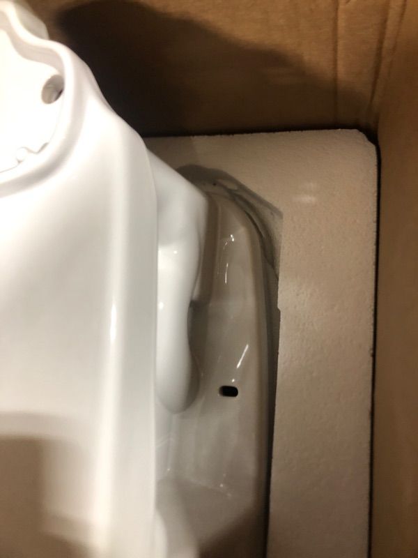 Photo 1 of ***only 1 pc****TOTO Drake Two-Piece Elongated 1.6 GPF TORNADO FLUSH Toilet with CEFIONTECT, Cotton White - CST776CSG#01