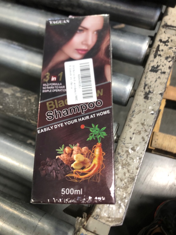 Photo 2 of 500ml Plant-Based 3-in-1 Hair Color Shampoo - Natural Brown Dye for Vibrant, Long-Lasting Results