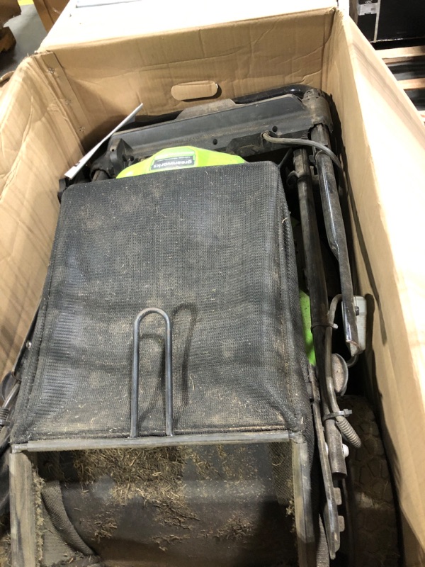 Photo 1 of ***PARTIAL SET****Greenworks 80V 21" Brushless Cordless (Self-Propelled) Lawn Mower (75+ Compatible Tools), 4.0Ah Battery and 60 Minute Rapid Charger Included 21" Self-Propelled Mower (4.0Ah)