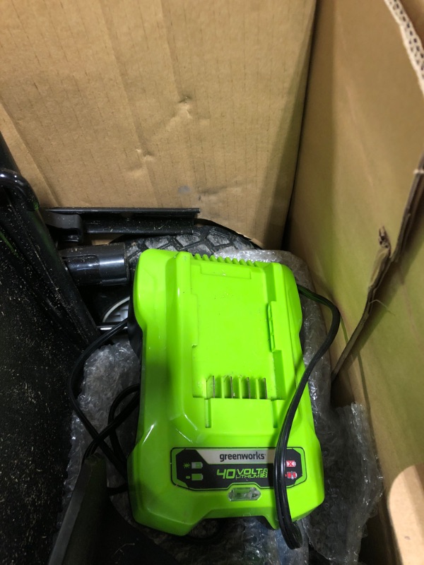 Photo 3 of ****USED****Greenworks 40V 21" Brushless Cordless (Smart Pace / Self-Propelled) Lawn Mower (75+ Compatible Tools), (2) 4.0Ah Batteries and Charger Included 21" Mower (2 x 4.0Ah)