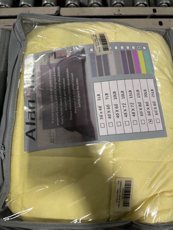 Photo 1 of ALANSMA Reversible Weighted Blanket for All Season