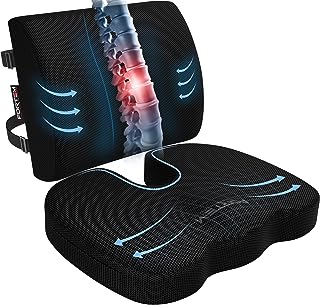 Photo 1 of  Chair Cushion, Seat Cushion for Office Chair, Lumbar Support Pillow for Chair, Car Seat Cushion, Back