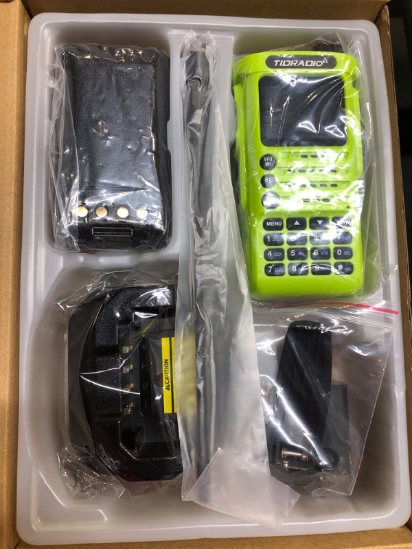 Photo 3 of (2nd Gen)TIDRADIO TD-H8 10W High Power Ham Radio Handheld, Wireless Programming, Rechargeable 2500mAh Type C Battery,1.77" Color Screen, Dual Band Two Way Radios Long Range,Walkie Talkies-Green 1 Pack