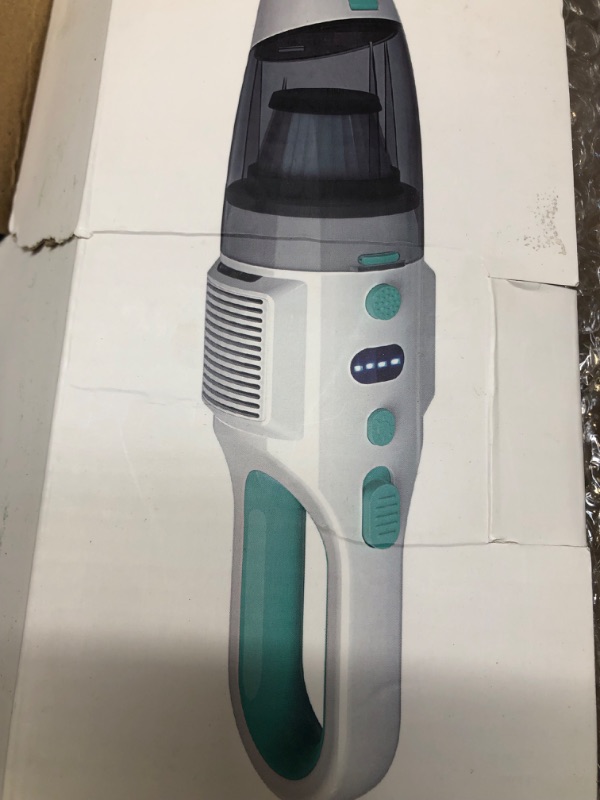 Photo 1 of *** CHARGER MISSING***
Handheld Vacuum Cordless,Car Vacuum Portable Cordless,Strong Suction Portable Hand Vacuum Cordless Rechargeable with LED Light/20 Mins Runtime,Mine Car Hand Vacuum for Home and Office Cleaning