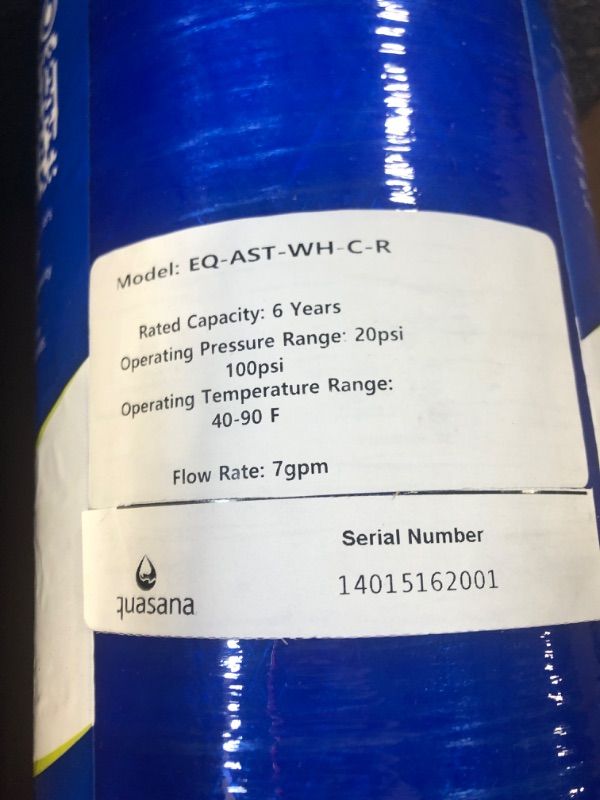 Photo 4 of Aquasana Whole House Well Water Filter System - UV Purifier - Salt-Free Descaler - Carbon & KDF Media Filters Sediment 97% Of Chlorine - Water Softener Alternative - 500,000 Gl - EQ-WELL-UV-PRO-AST Well Water Filter + Pro Kit + Conditioner