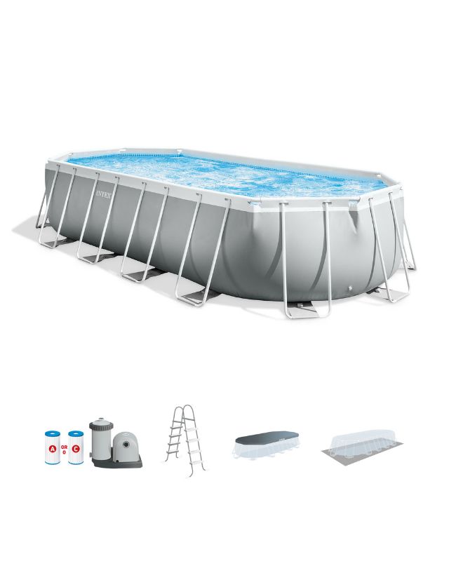 Photo 1 of ***HIGHLY RECOMMENDED TO BRING TRUCK FOR ITEM PICKUP*** Prism Frame™ 20' x 10' x 48" Oval Above Ground Pool Set
