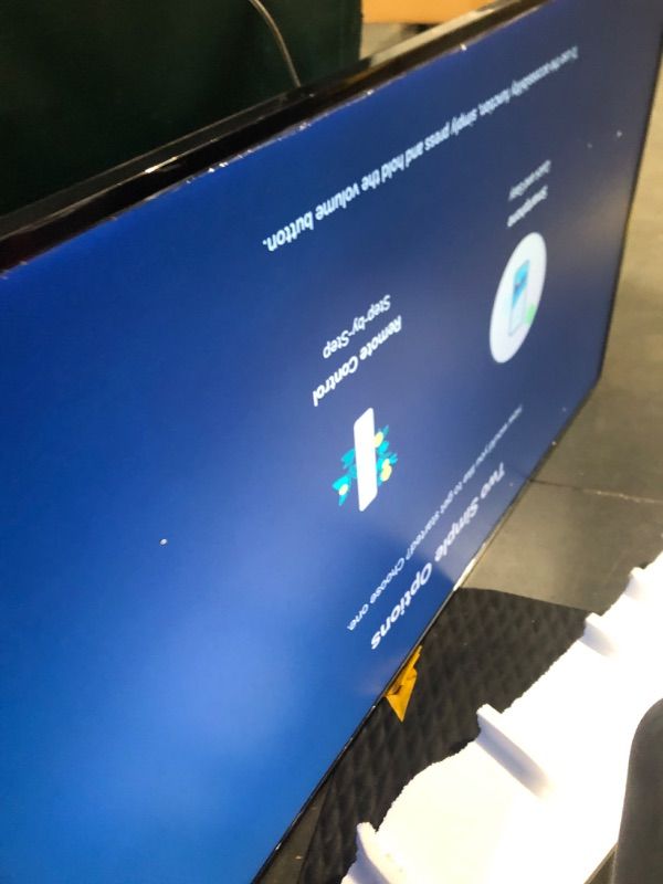 Photo 1 of ****USED**LEGS ARE BROKEN SCREEN HAS SCRATCHES*** PARTS ONLY**SOLD AS IS NO RETURNS***ALL SALES ARE FINAL*** Samsung The Frame QN55LS03D 55" 4K HDR Smart QLED TV