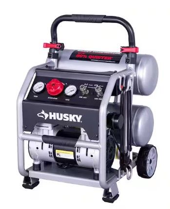 Photo 1 of 4.5 Gal. 175 PSI Portable Electric Quiet Air Compressor
1.5k
